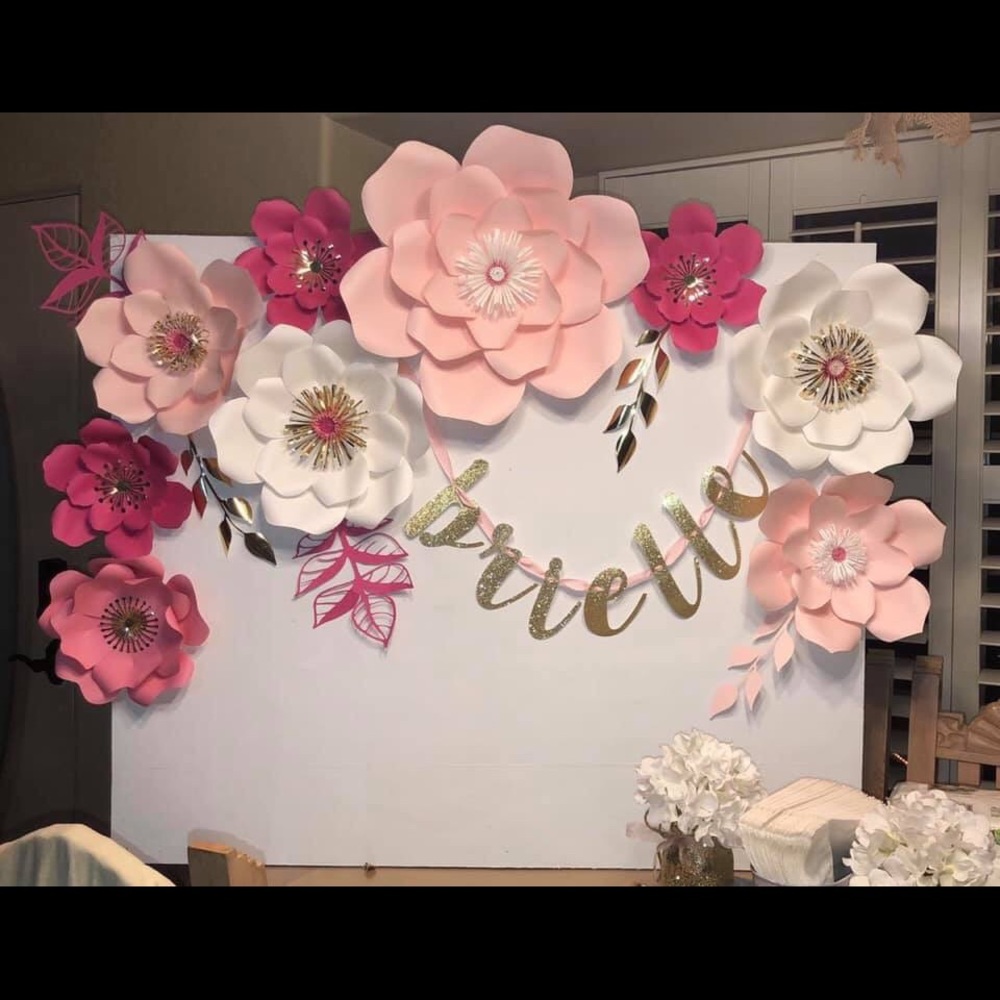 Paper flowers only